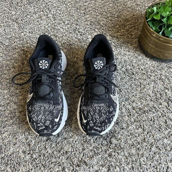 Nike Black White Super Rep Go 3 Flyknit Sneakers Shoe Womens Size 6.5 - Picture 2 of 10